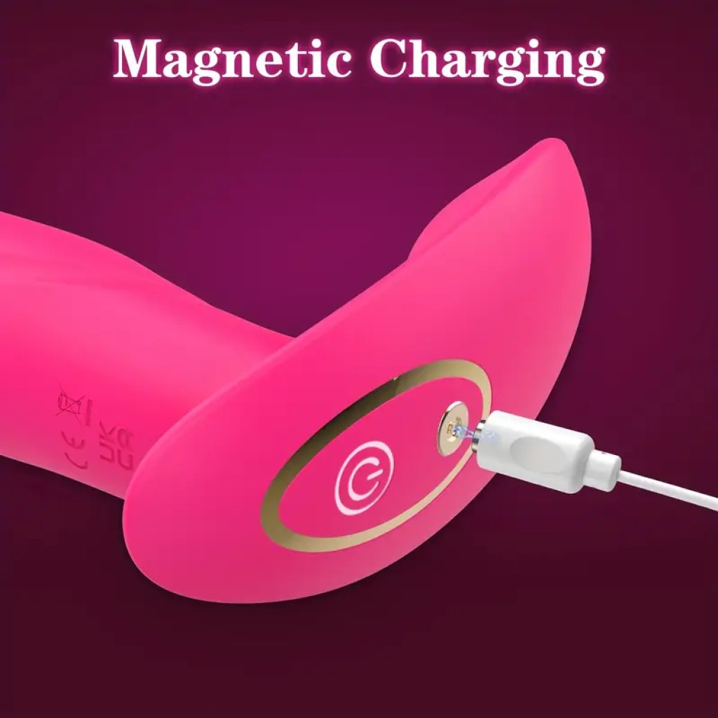 Vibrador Mujer Panty con App, 9 Modos, Recargable, Doble Estimulación Clítoris y Punto G, Silencioso