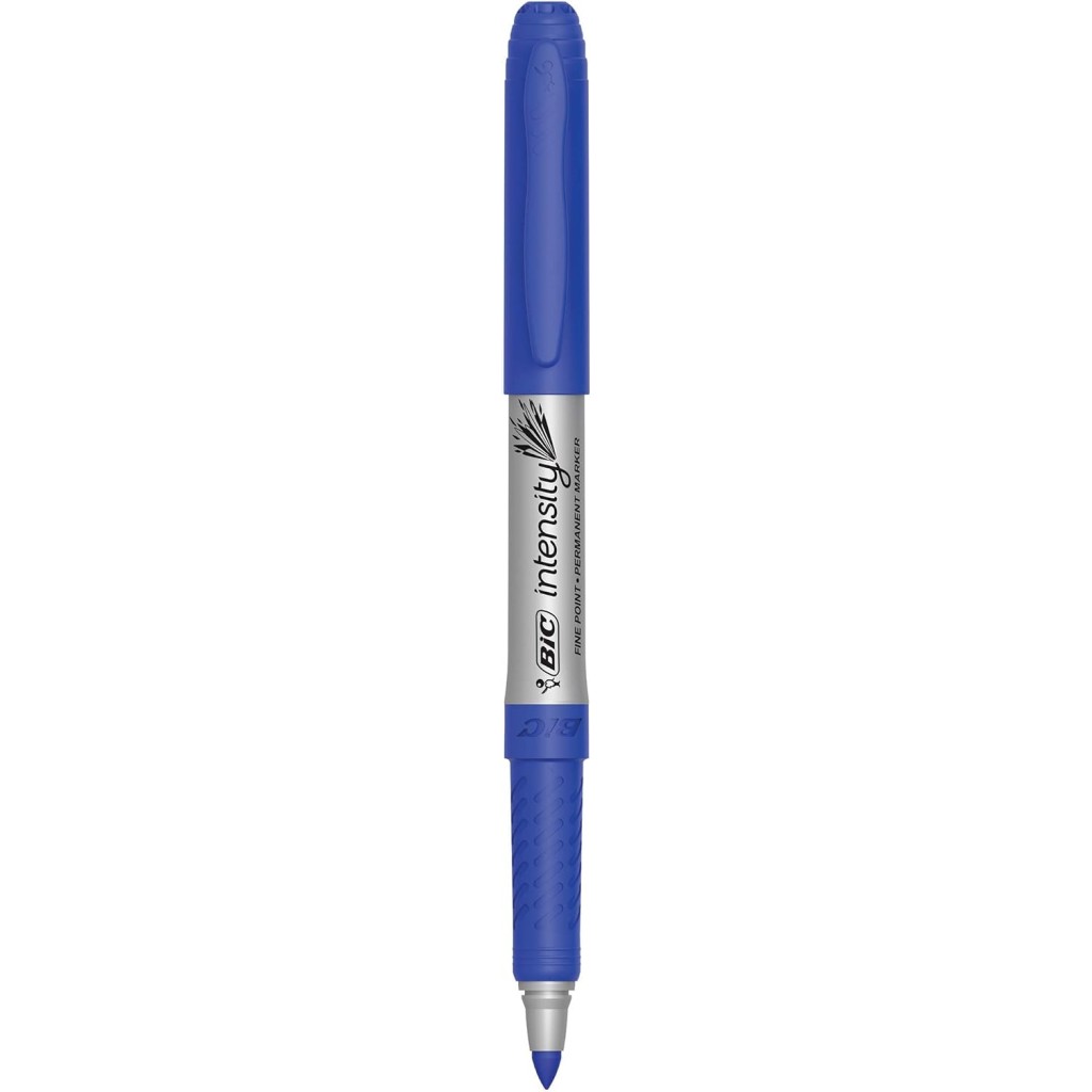 BIC Marcador Permanente Punto Fino 36 Colores Surtidos Resistente Agua Multisuperficie Grip Ergonómico