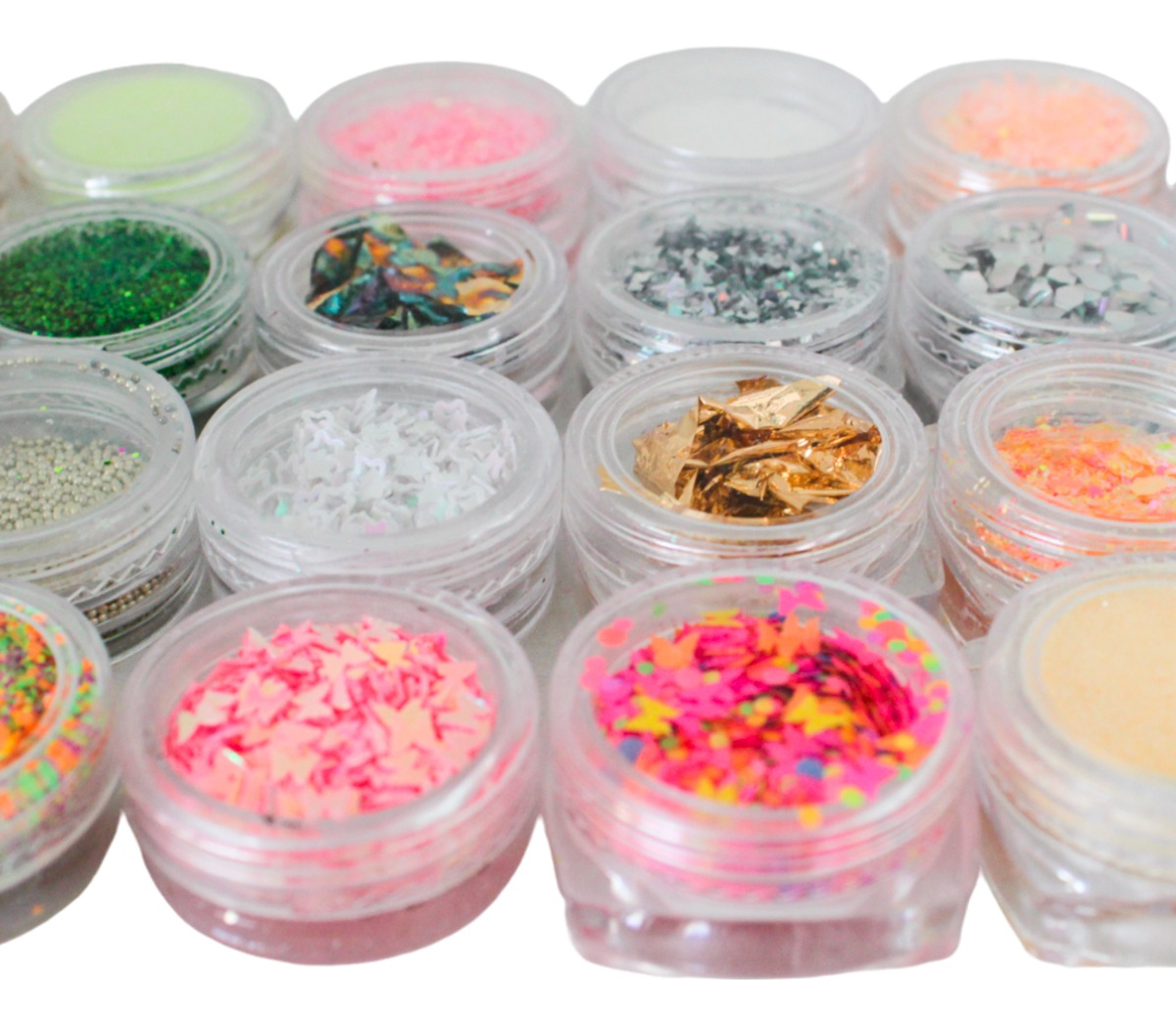 Decoracion De Uñas Glitter Piedras Acrilicas Decoració 48 Pz