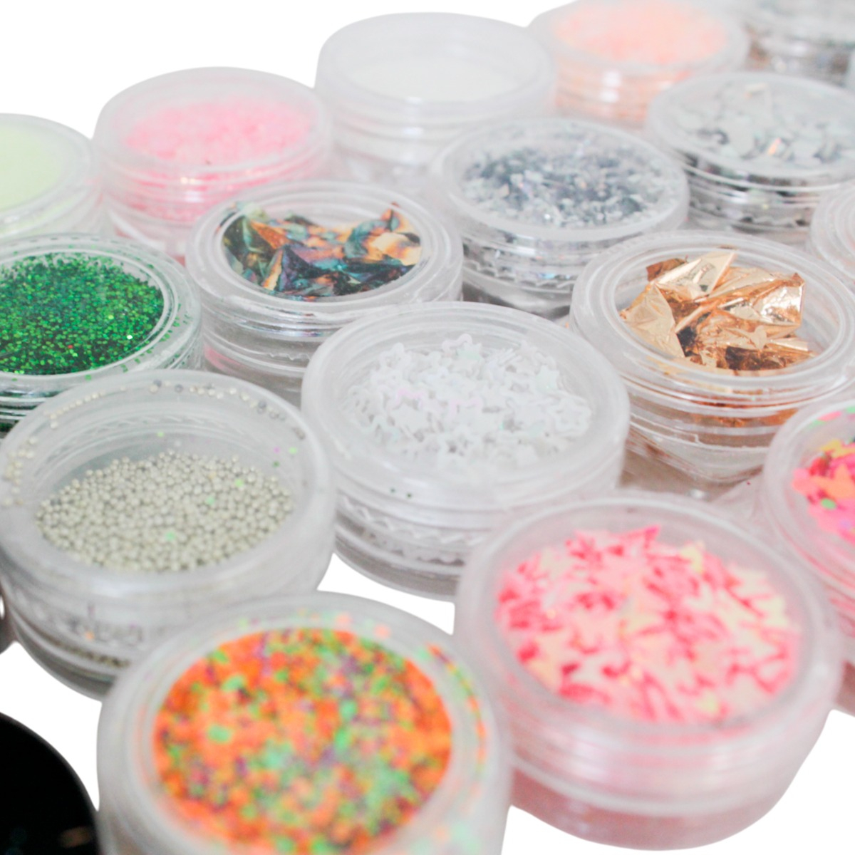 Decoracion De Uñas Glitter Piedras Acrilicas Decoració 48 Pz