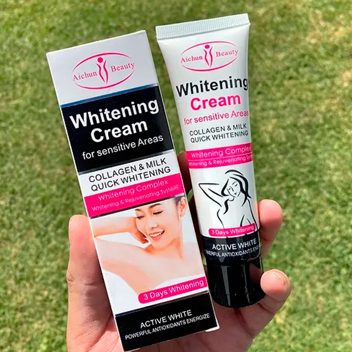 Crema Aclaradora Cara Axilas Codos Cuello Rodillas Genitales