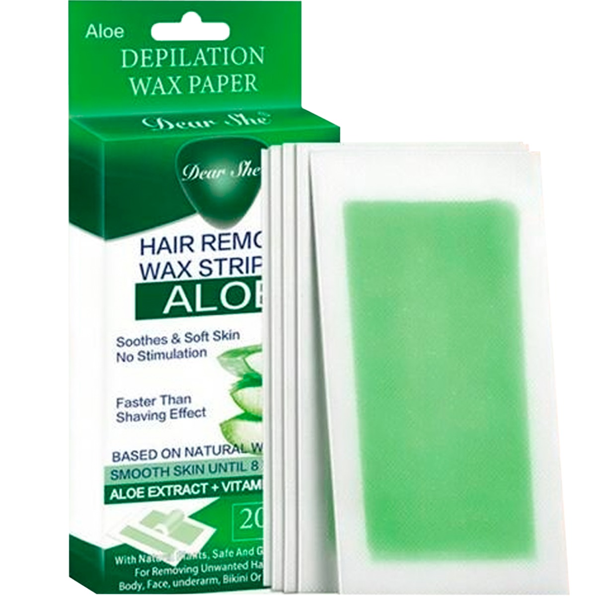 Bandas Tiras Cera Fria Aloe Depilacion Depilar Piernas Axila