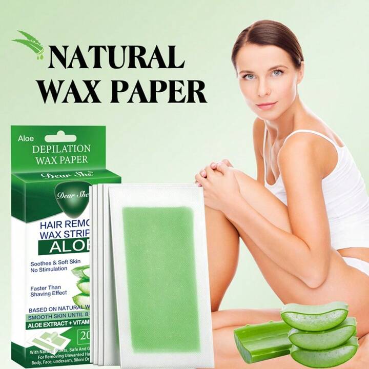 Bandas Tiras Cera Fria Aloe Depilacion Depilar Piernas Axila