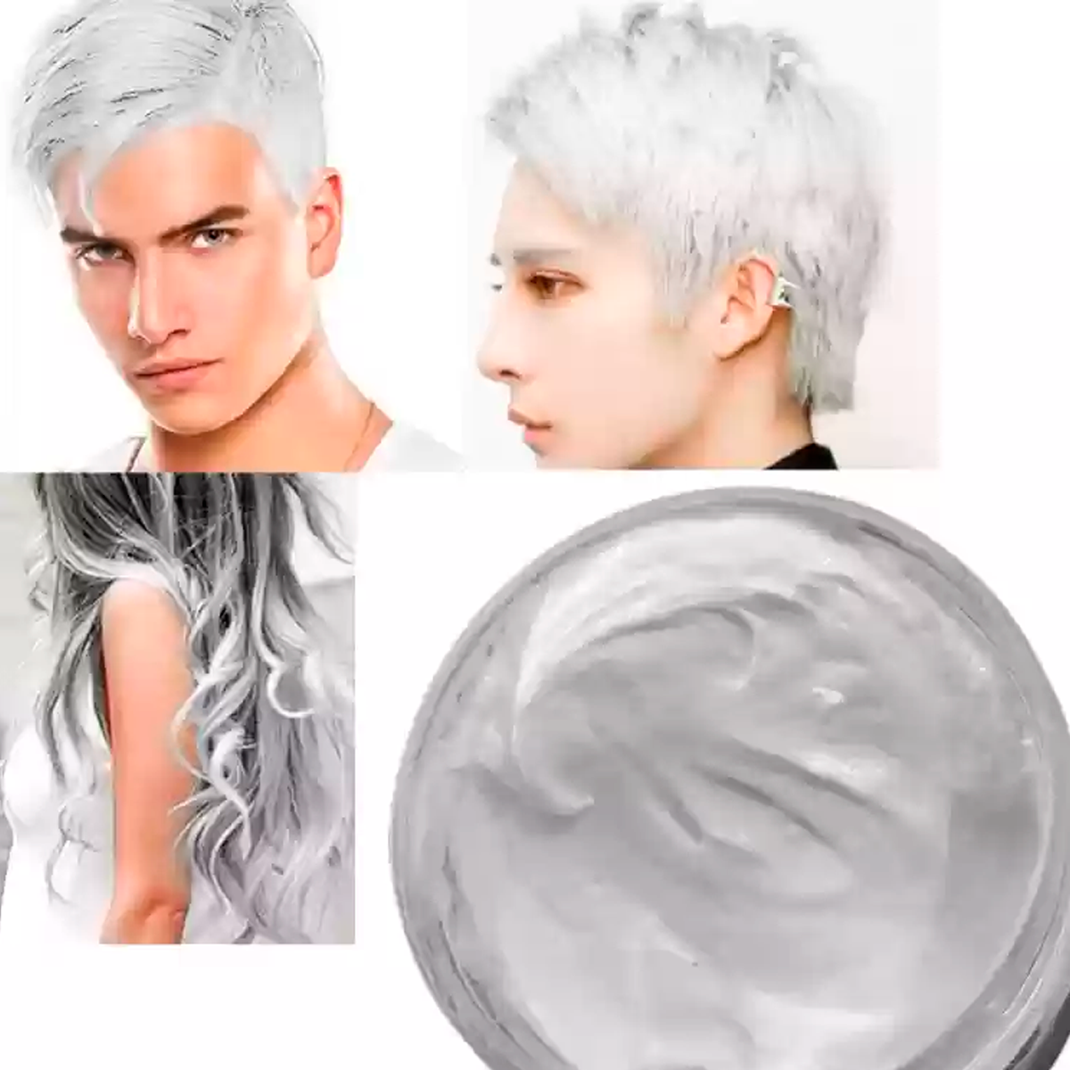 Cera Balsamo Tinte Pintar Teñir Cabello Pelo Temporal