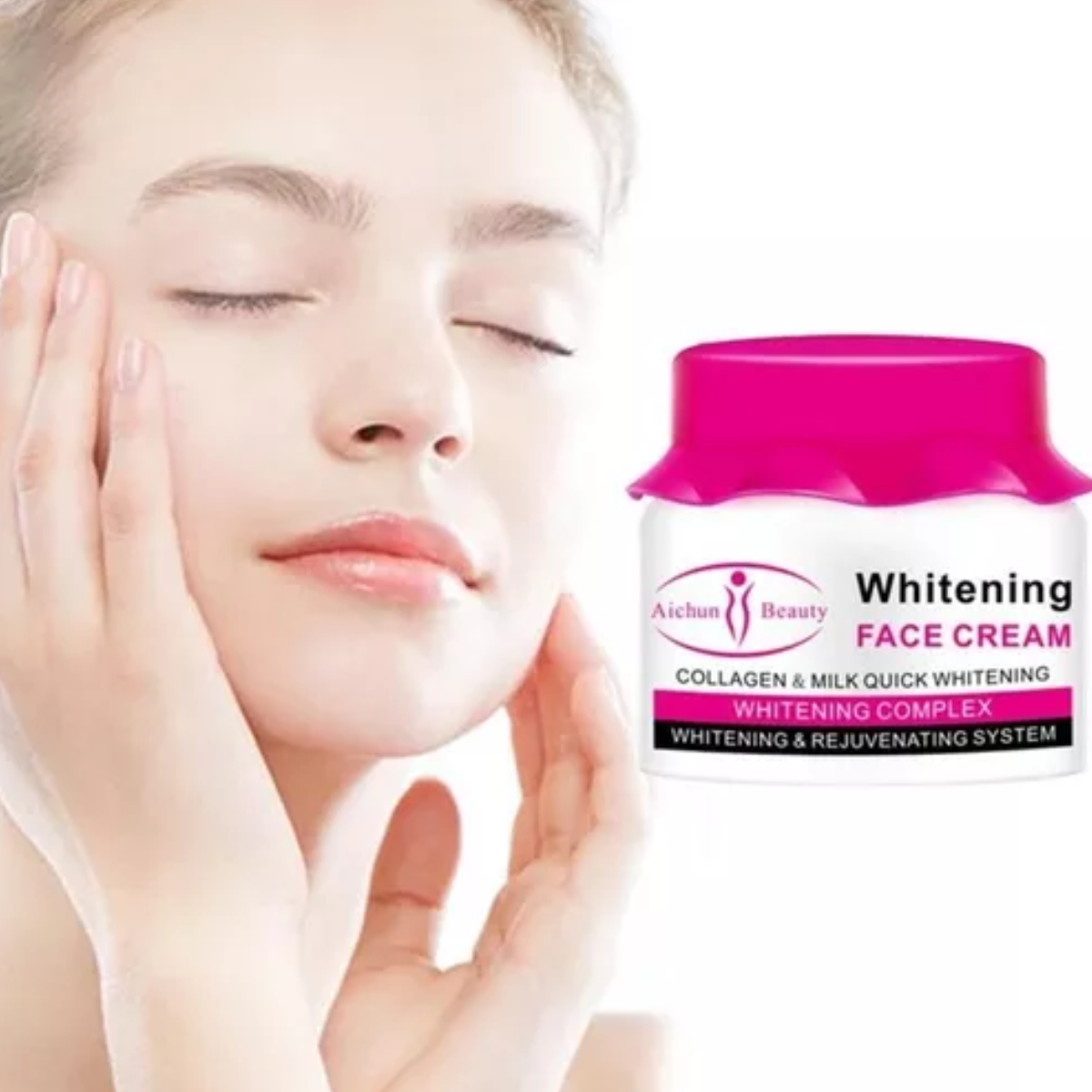 Crema Blanqueadora Hidratante Aclaradora Manchas Rostro 80ml