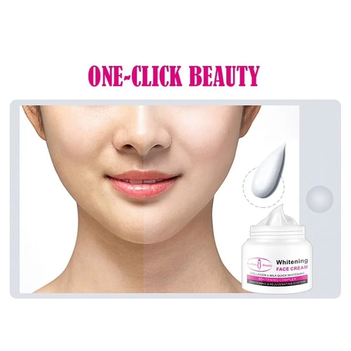 Crema Blanqueadora Hidratante Aclaradora Manchas Rostro 80ml