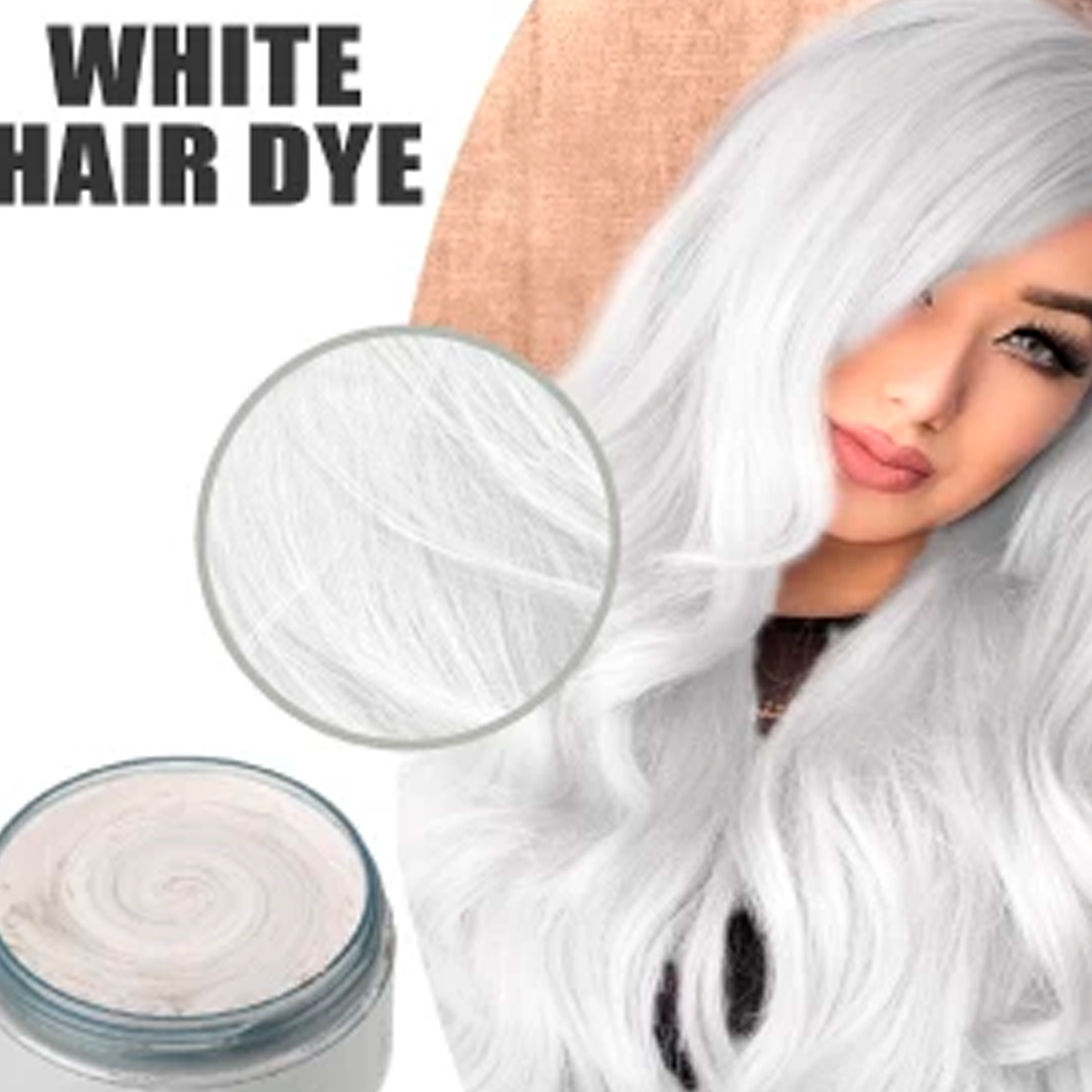 Cera Balsamo Tinte Pintar Teñir Cabello Pelo Temporal