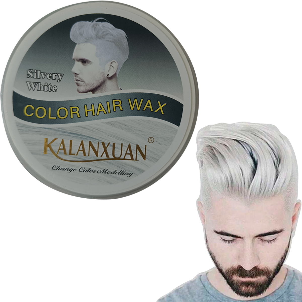 Cera Balsamo Tinte Pintar Teñir Cabello Pelo Temporal