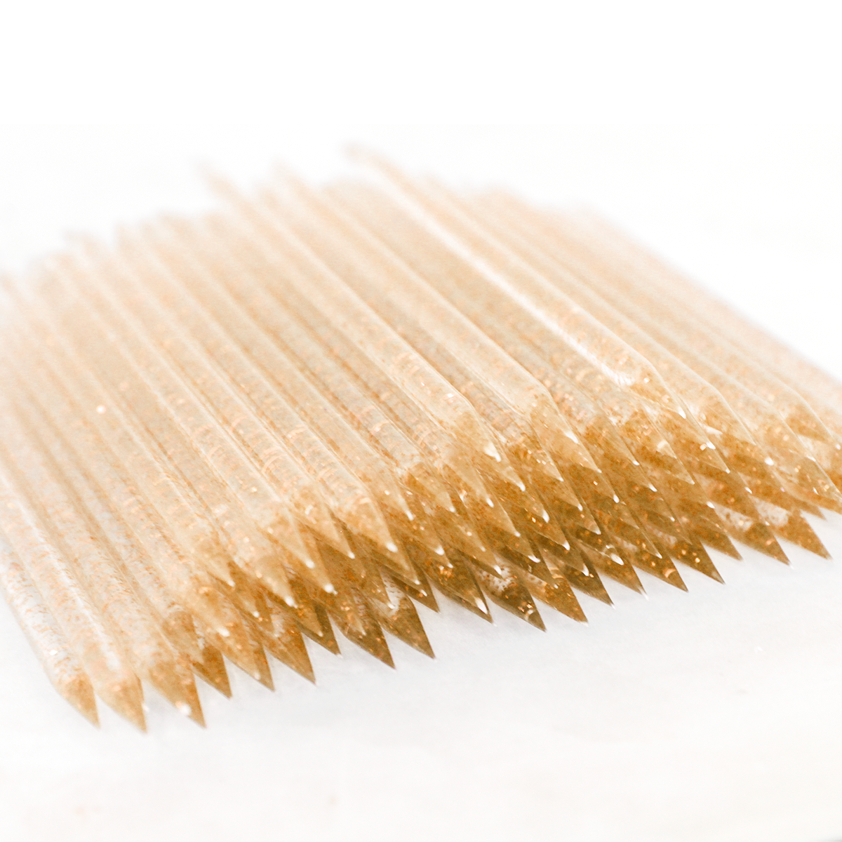 100 Palillos Palos Plastico Manicura Empujador Cuticula Uñas
