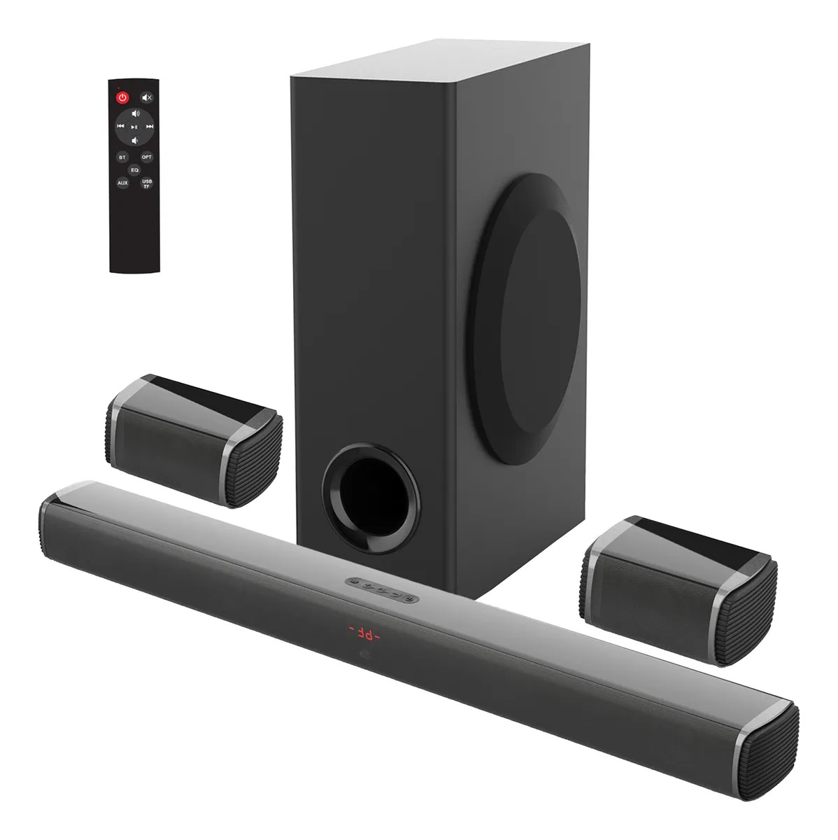 Home Theater 240w Barra De Sonido Y Subwoofer Con Bluetooth