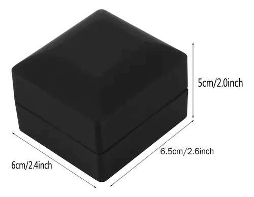 Caja Estuche Para Anillo De Compromiso Con Luz Led