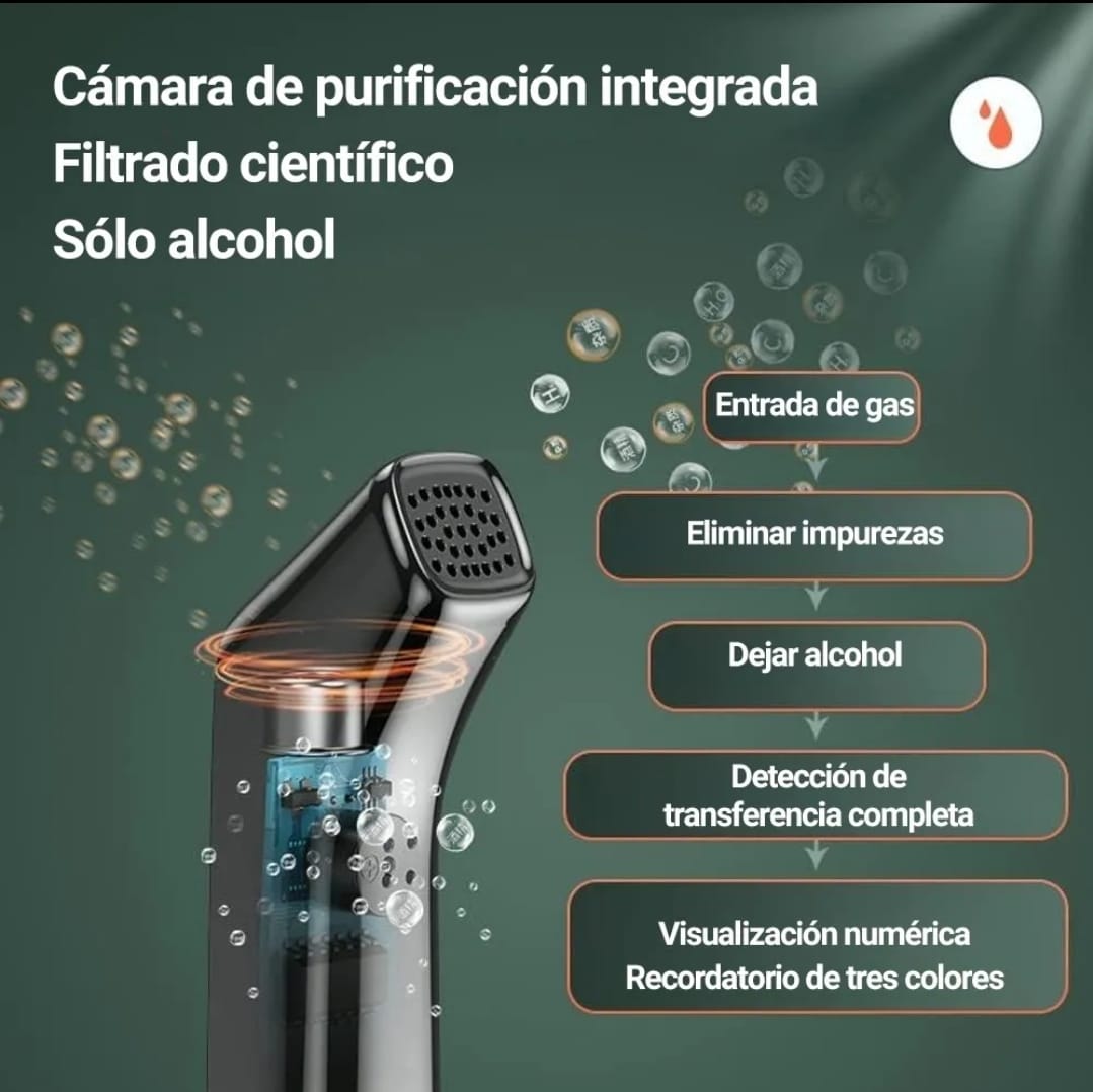 Alcoholímetro Digital Lcd Probador De Alcohol Sin Contacto