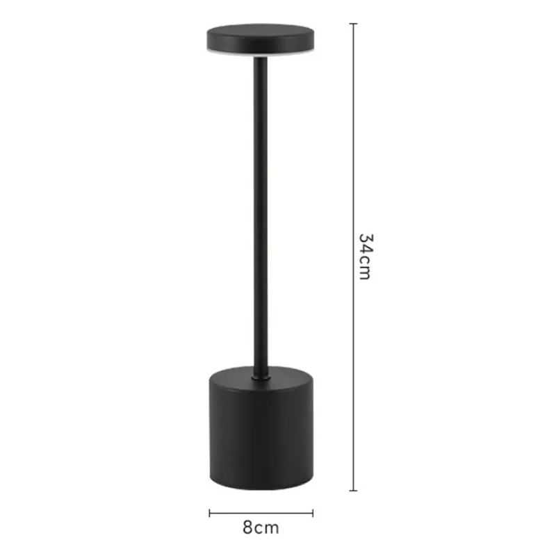 Lámpara De Mesa Recargable Moderna Para Restaurante Led
