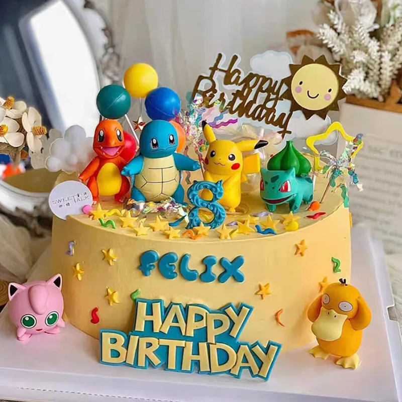 Muñecos De Pokémon Colección De 6 Figuras Pikachu
