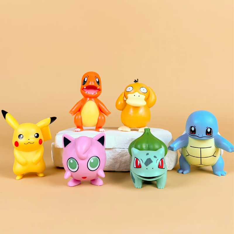 Muñecos De Pokémon Colección De 6 Figuras Pikachu