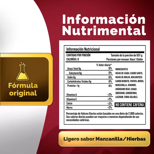 Té Divina Original 2 Sobres – Detox Natural para 2 Semanas – Vida Divina con 12 Hierbas Sin Cafeína