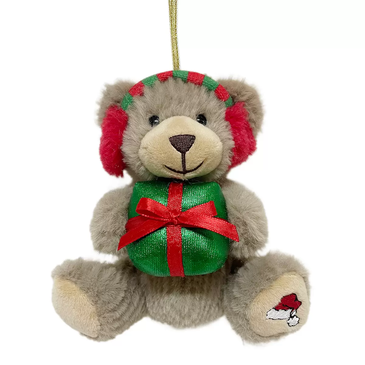 Set 6 Adornos Navideños de Peluche para Colgar Árbol | Ornamentos Decorativos - Osos