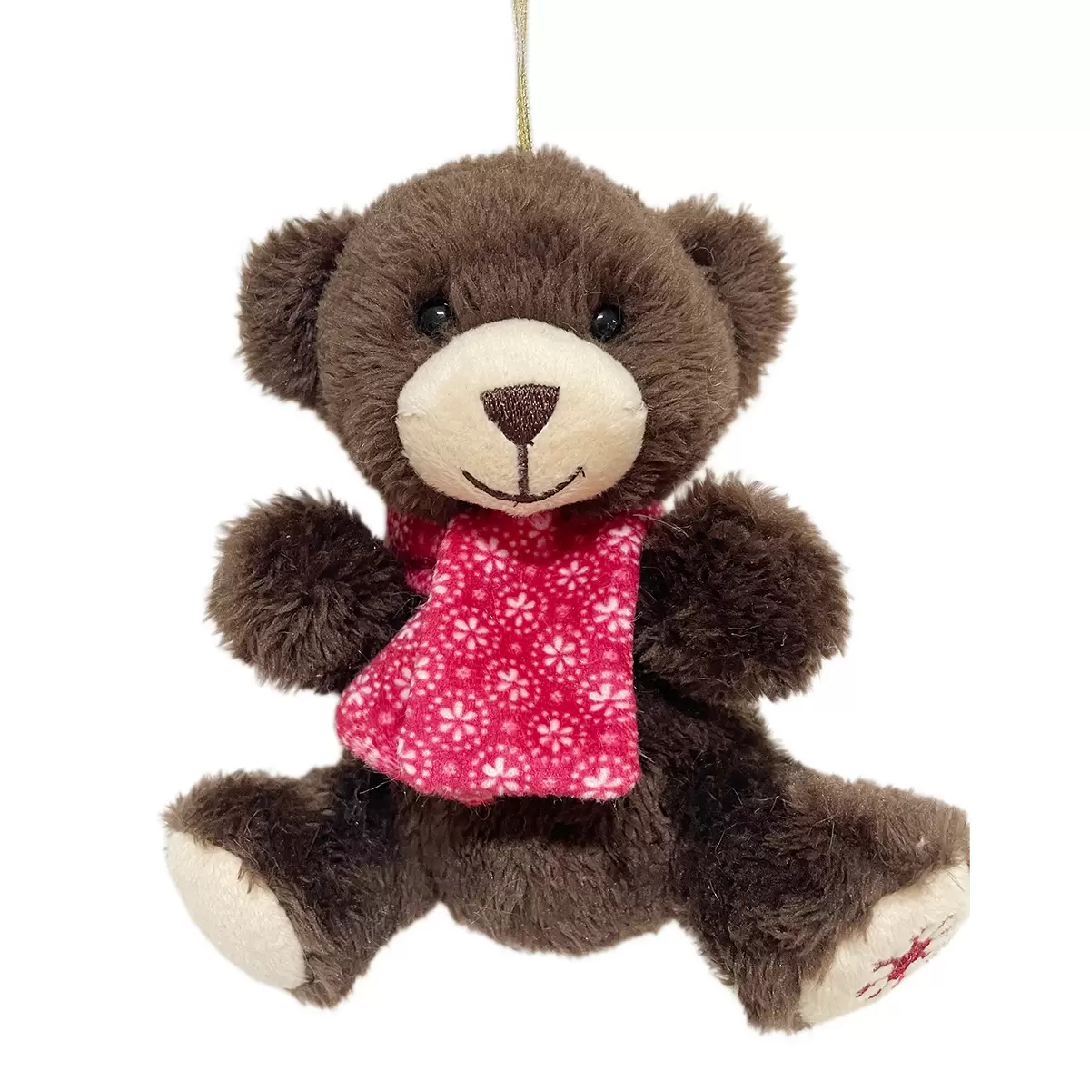Set 6 Adornos Navideños de Peluche para Colgar Árbol | Ornamentos Decorativos - Osos