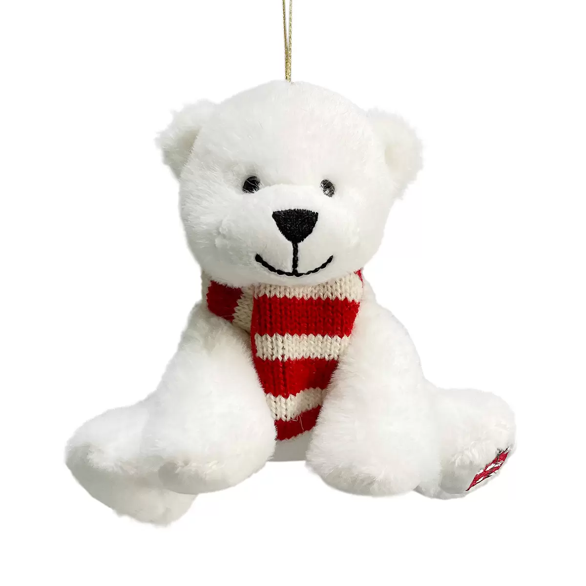 Set 6 Adornos Navideños de Peluche para Colgar Árbol | Ornamentos Decorativos - Osos