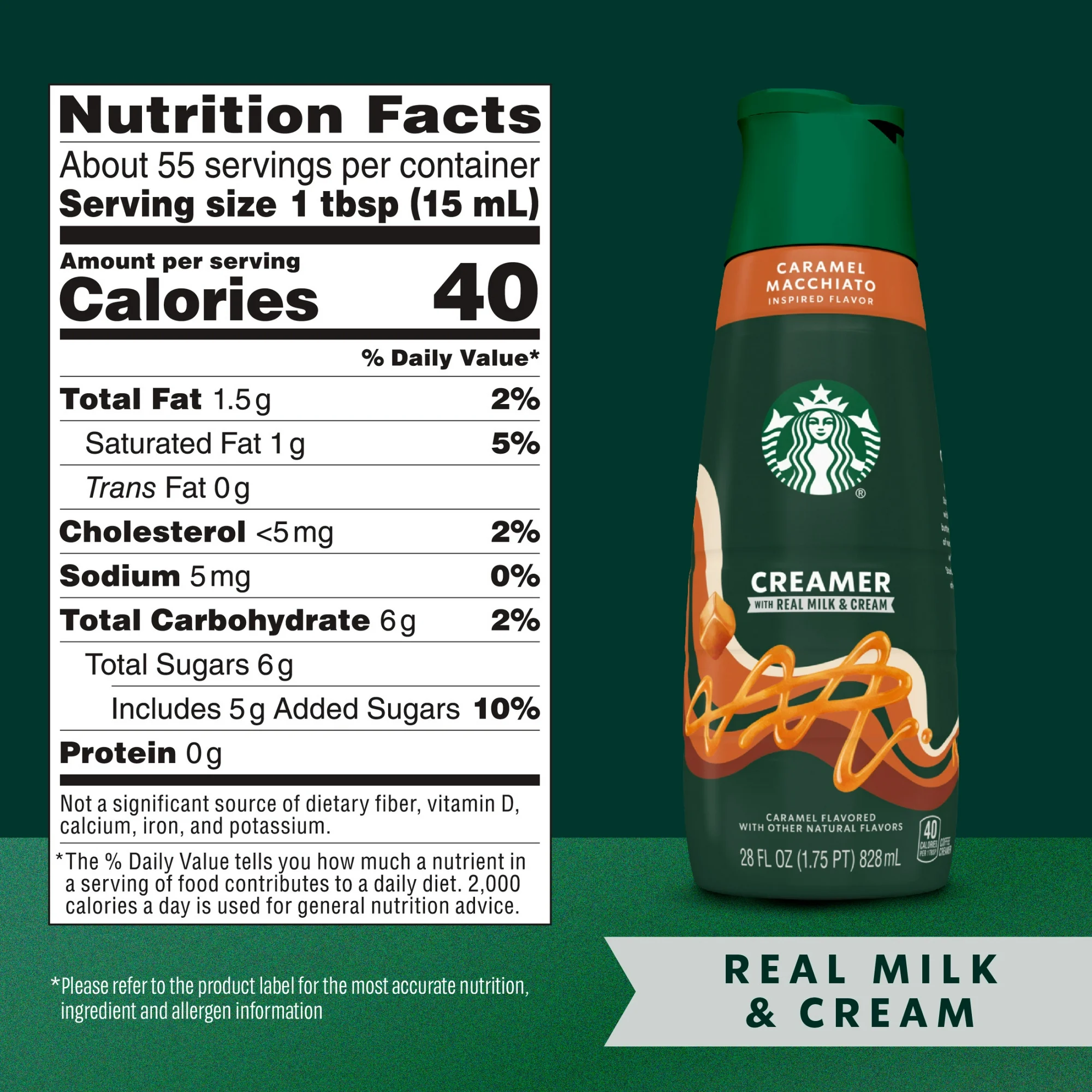 Starbucks Creamer Caramel Macchiato 828ml | Importado | Sabor Cremoso - Original