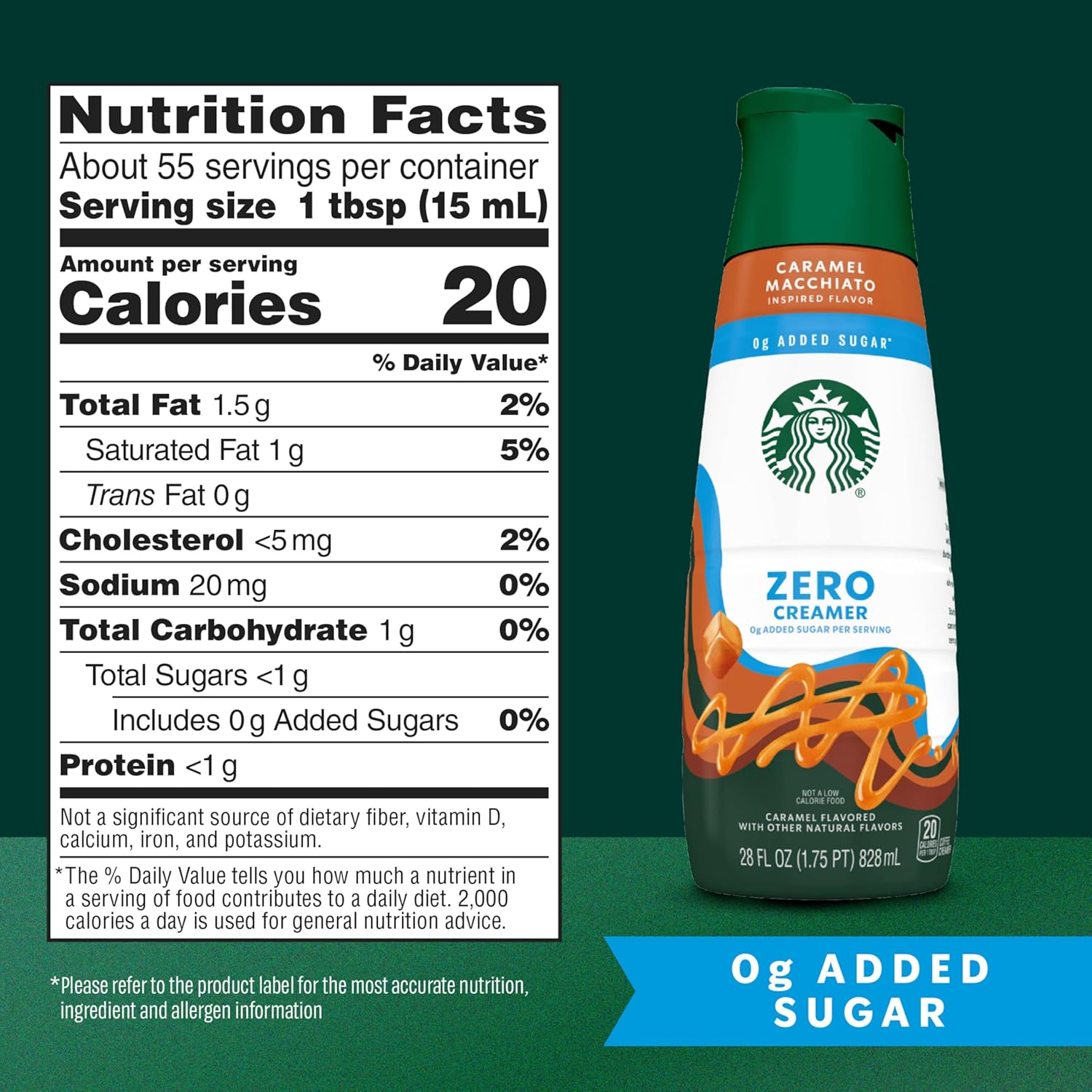 Starbucks Creamer Caramel Macchiato Zero Azúcar 828ml | Importado ...