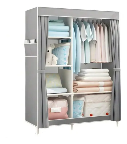 closet-ropero-armable-plegable-portatil-armario-organizador-y-guardaropa-color-gris