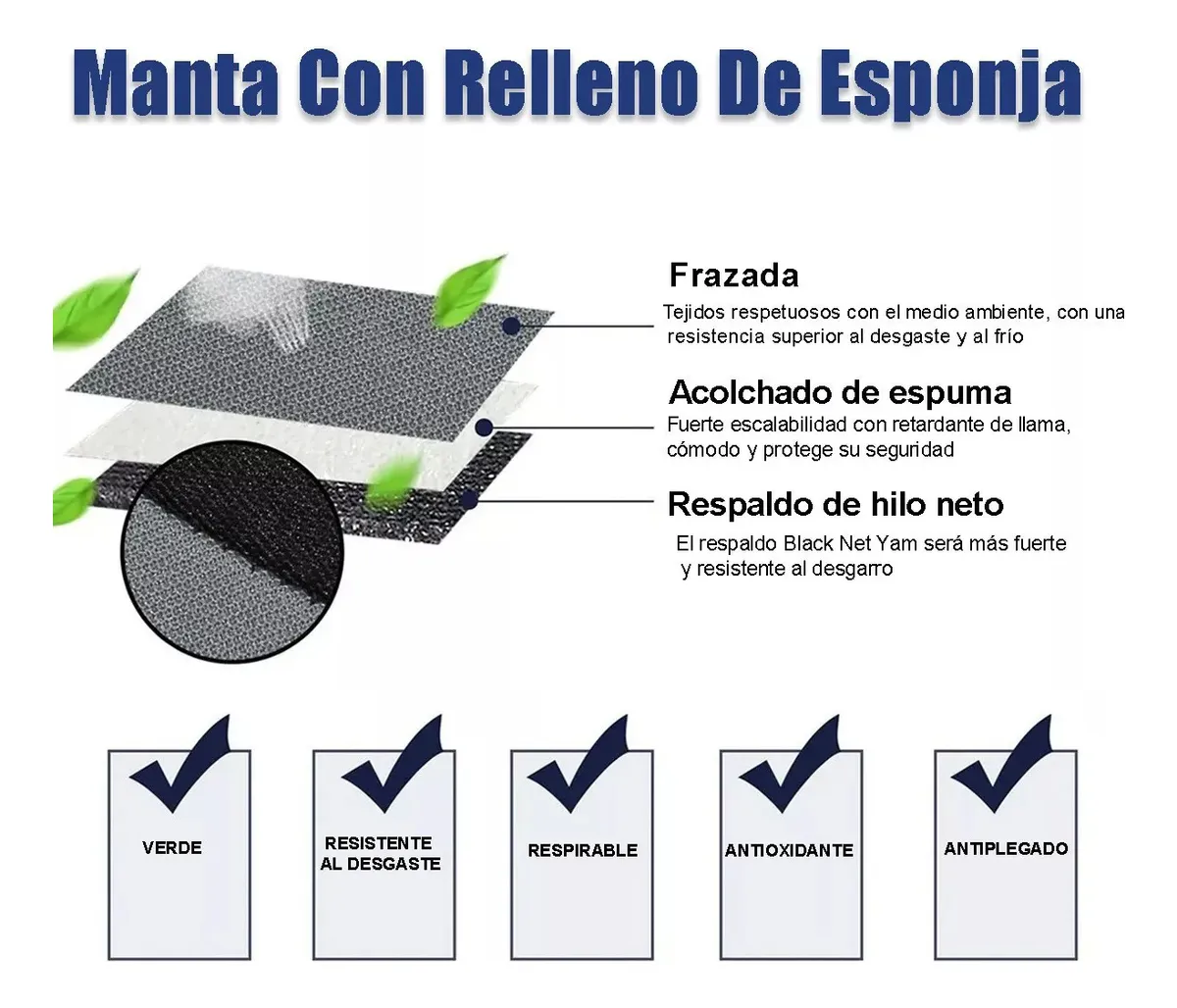 Cubre Asientos Fundas para Asientos Universales de Auto Coche Carro Juego Set Completo Color Negro con Azul