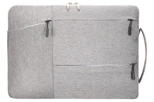 Funda para Laptop Protector para Computadora 15.6 In Tipo Bolsa Portatil Multifuncional y Resistente Color Gris