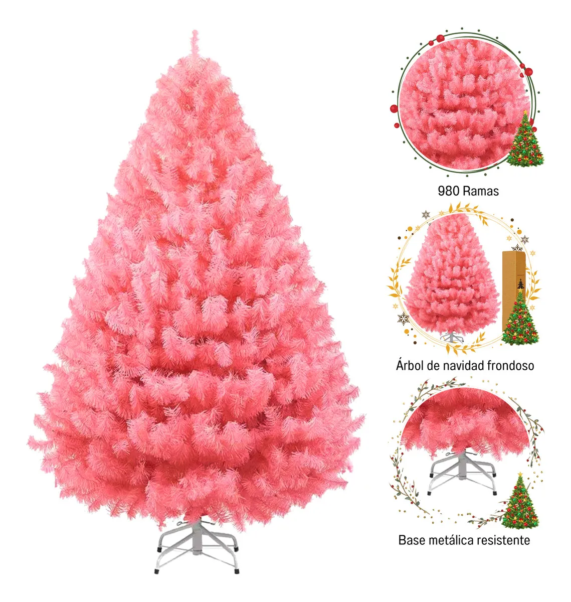 Árbol de Navidad Rosa