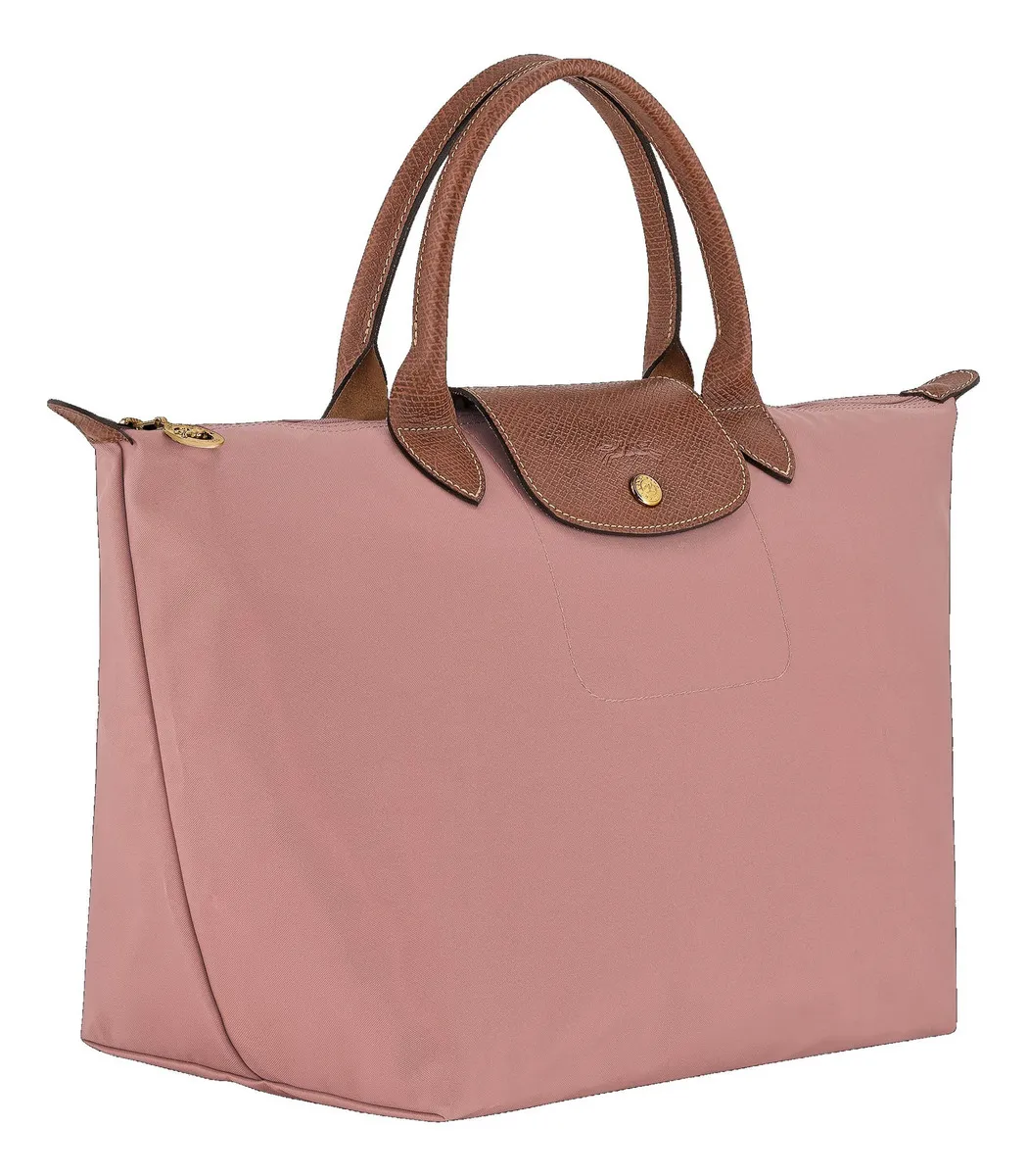 Bolso Tote Bag de Moda Longchamp Pliage Versatil y Elegante para Dama Mujer Color Rosa