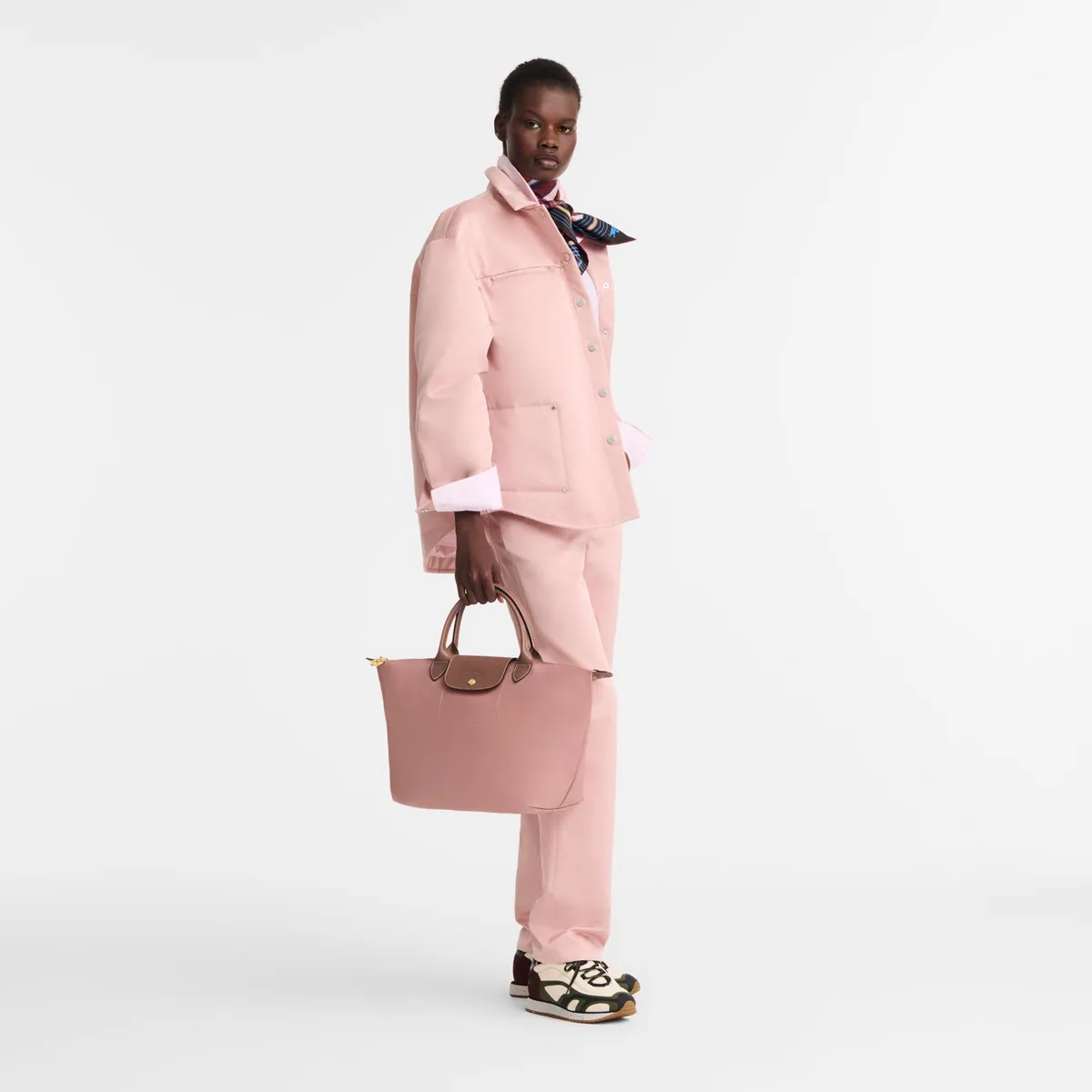 Bolso Tote Bag de Moda Longchamp Pliage Versatil y Elegante para Dama Mujer Color Rosa