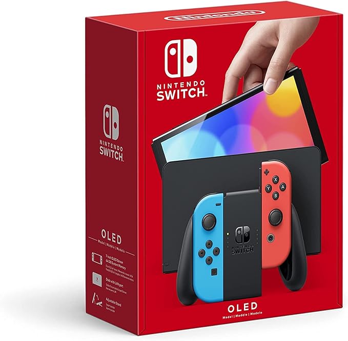 Nintendo Switch Modelo OLED Color Joycons Neon Red & Neon Blue