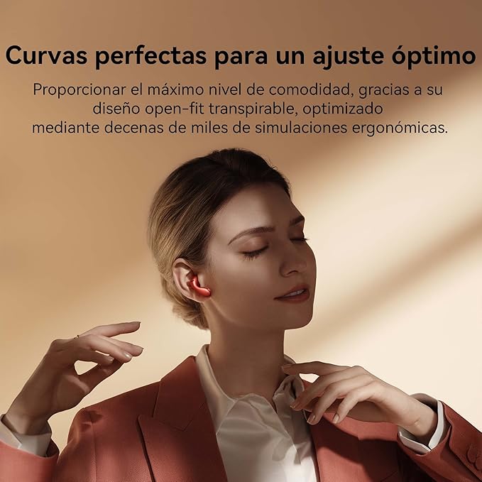  HUAWEI FREEBUDS 5 ORANGE Alta resolución LDAC y certificación Hi-Res, Ecualizador adaptativo de frecuencia ultra ancha