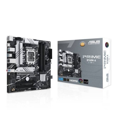 MB ASUS PRIME B760M-A-CSM Intel ® Socket LGA1700 para procesadores Intel ® Core™ de 14.ª , 13.ª y 12.ª generacion