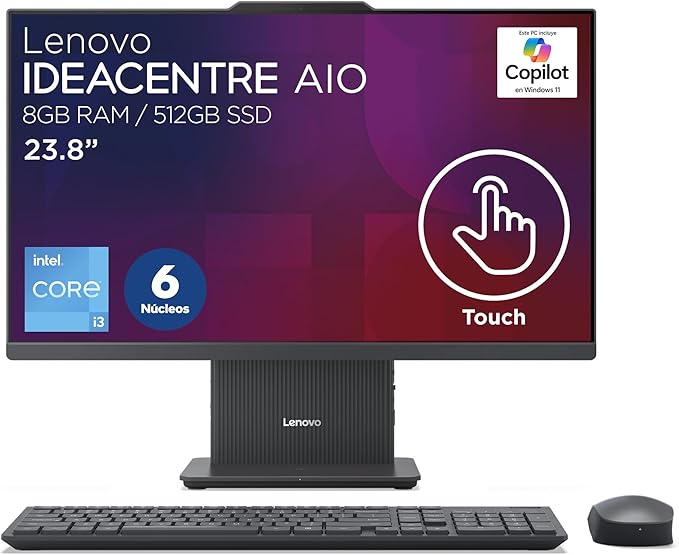 DT IdeaCentre AIO 24IRH9, Core™ i3-1315U, B SSD M.2 , 23.8"" FHD (1920x1080),TOUCH Windows® 11