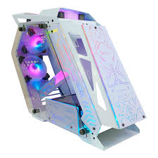 GABINETE GAMER XZEAL IR02/MICRO ATX/4 FAN ARGB/CRISTAL TEMPLADO/BLANCO