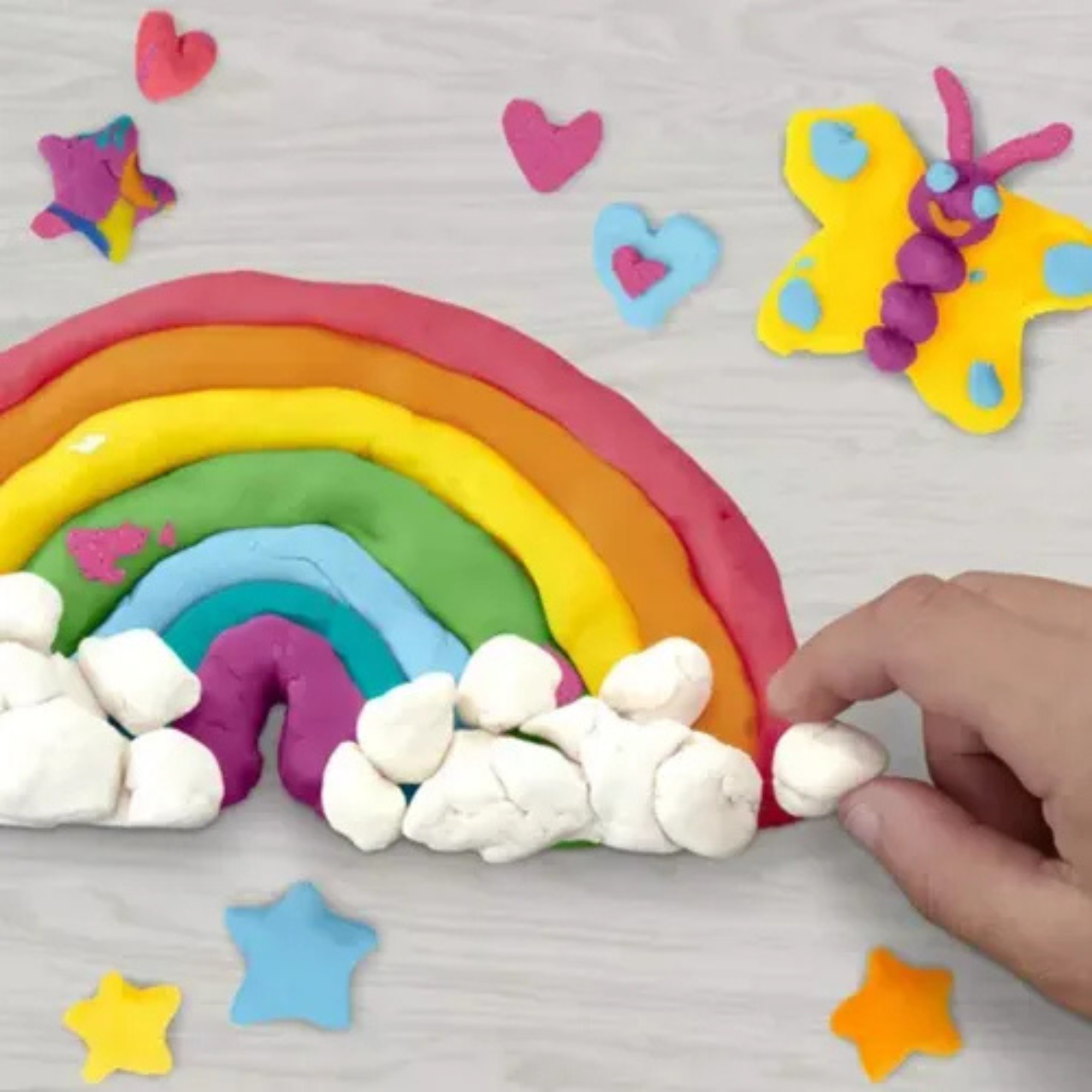 Play-doh 4 Pz Color Al Azar 112 Gr C/u Hasbro Plastilina