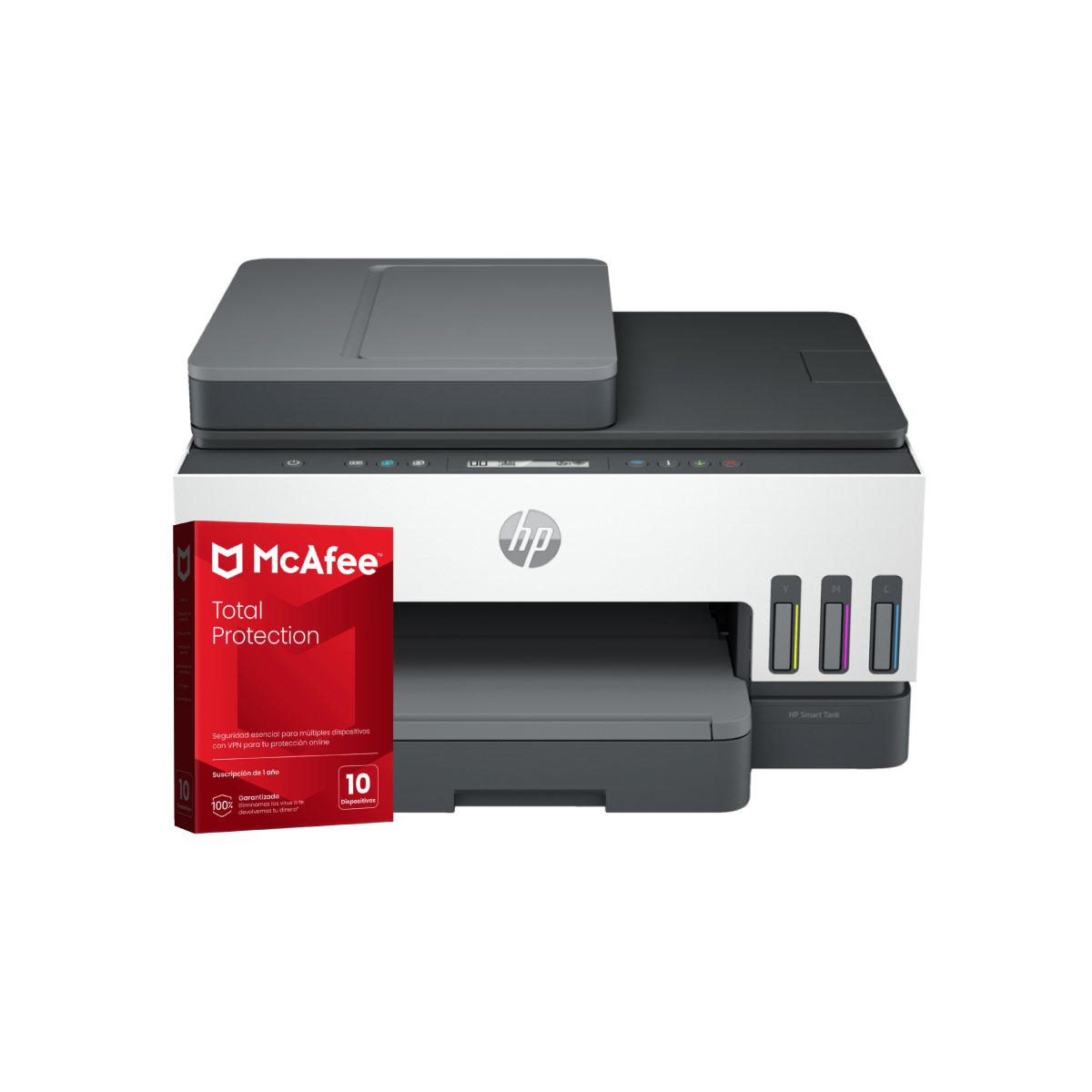 KIT MULTIFUNCIONAL HP 750 SMART TANK COLOR + ANTIVIRUS