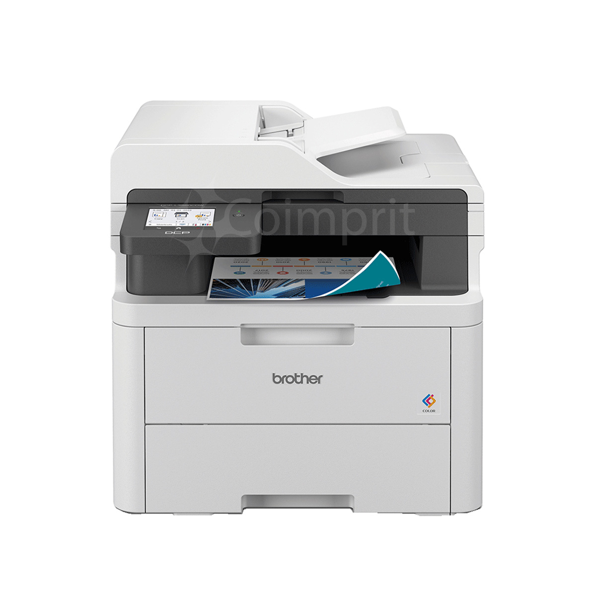 KIT MULTIFUNCIONAL BROTHER DCPL3560CDW LASER COLOR + ANTIVIRUS MCAFFE DIGITAL (10 DISPOSITIVOS)
