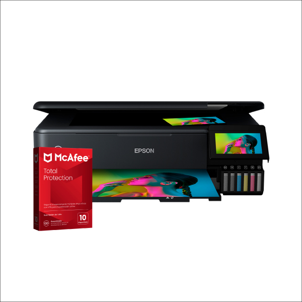 KIT MULTIFUNCIONAL EPSON L8180 ECOTANK A3 WIFI + ANTIVIRUS MCAFFE ...