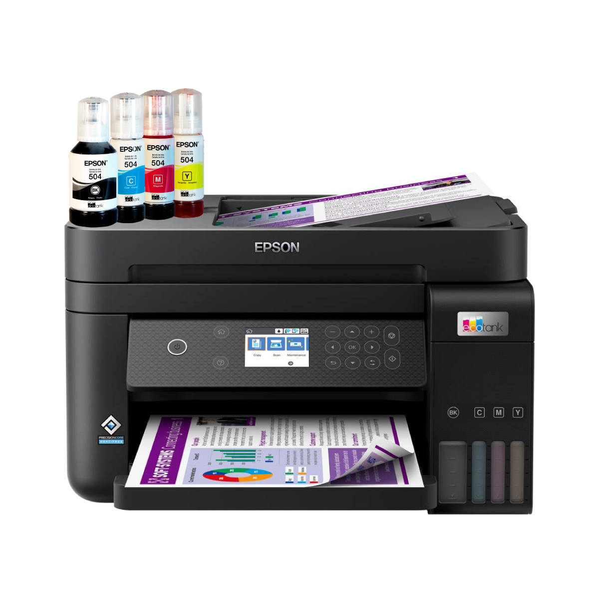 KIT EPSON L6270 + KIT DE TINTA EXTRA T504