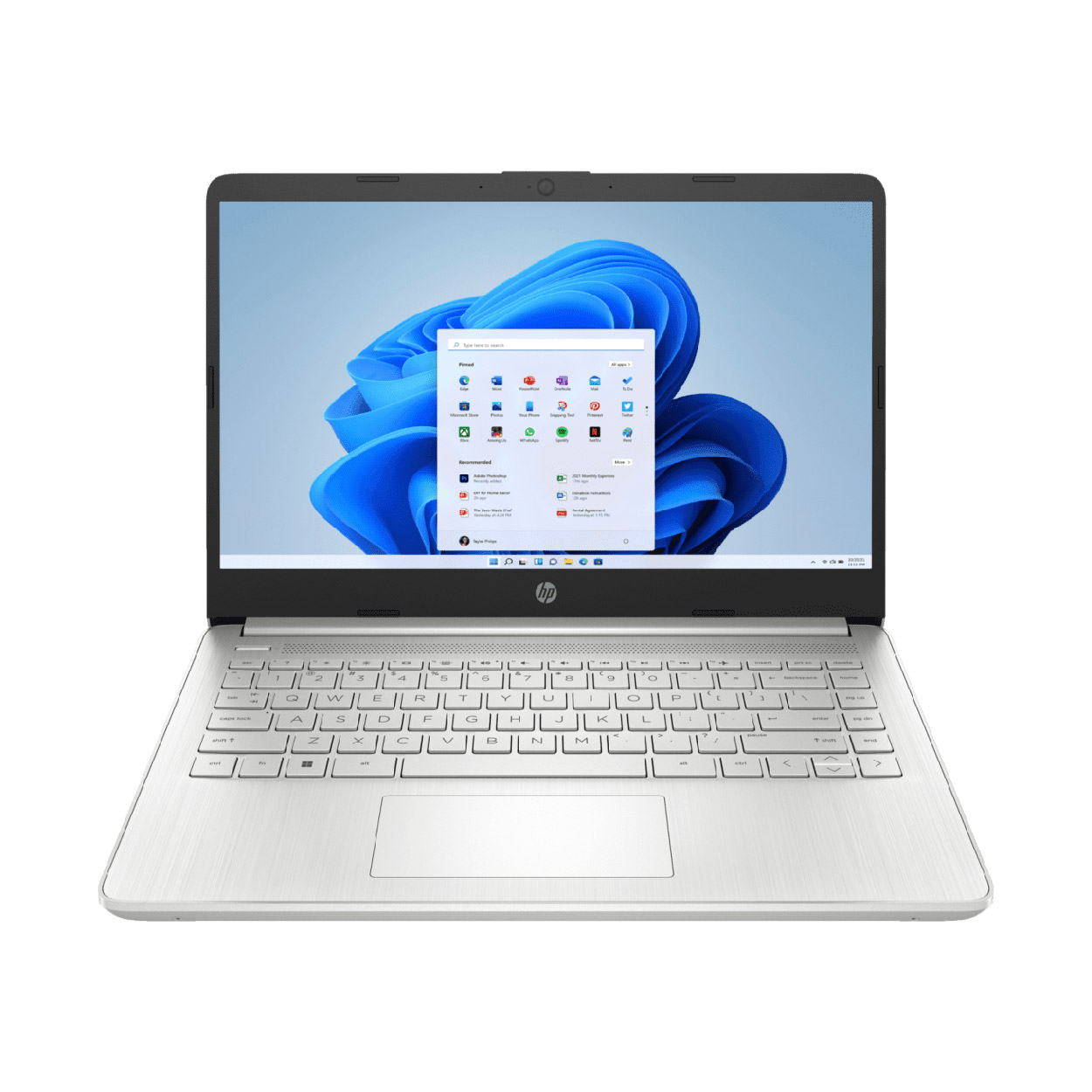 OPEN BOX: Laptop HP 14-DQ0532LA Intel Celeron N4120, 4GB RAM, 128GB SSD PCIe, 14" HD, Windows 11 Home, Silver
