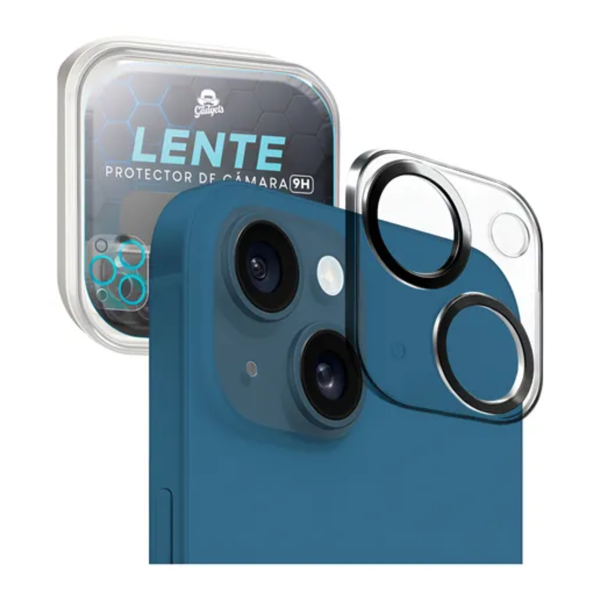 Mica De Camara Cristal Templado Deluxe Compatible Para iPhone 13 / 13 Mini Diferentes Colores Excelente Accesorio