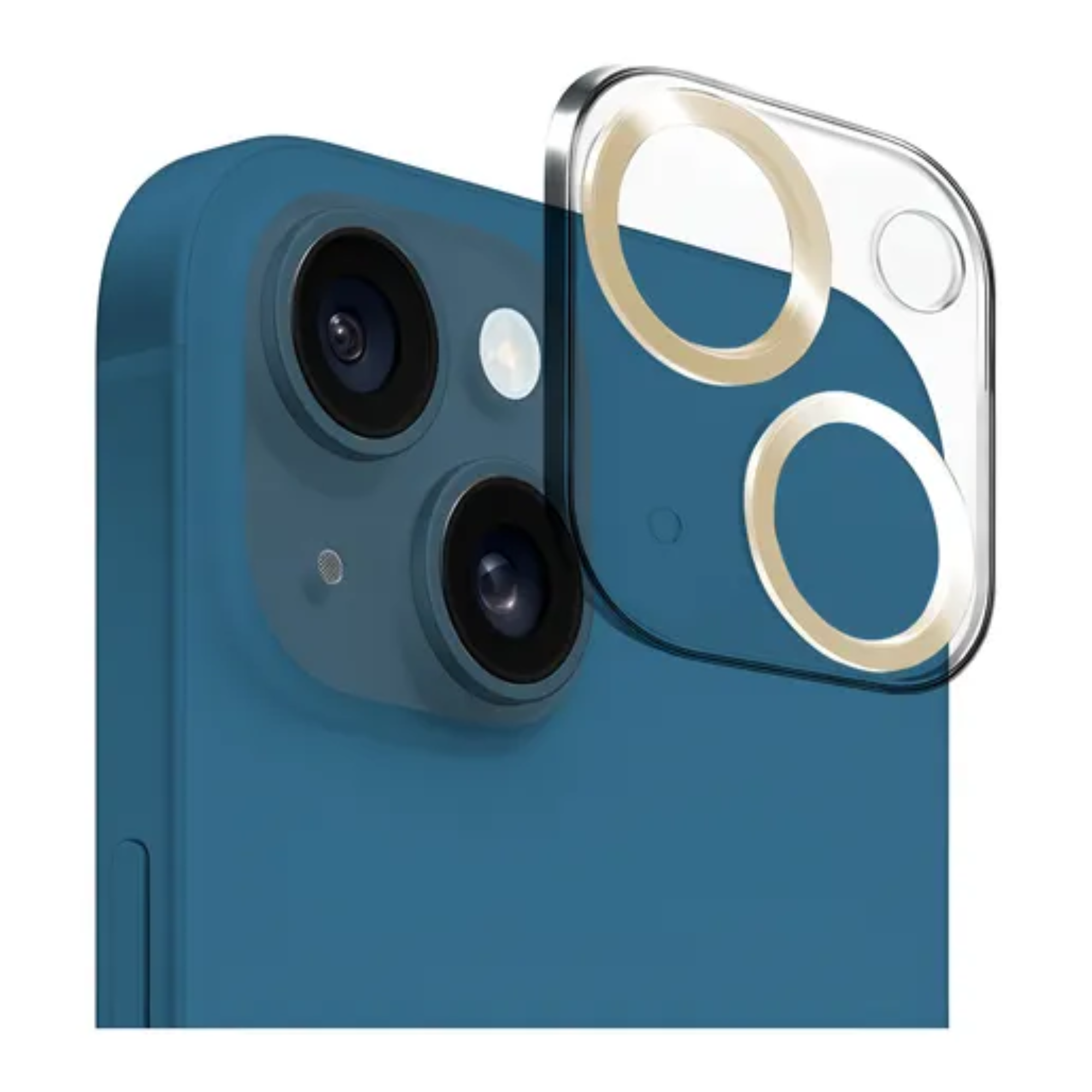 Mica De Camara Cristal Templado Deluxe Compatible Para iPhone 13 / 13 Mini Diferentes Colores Excelente Accesorio