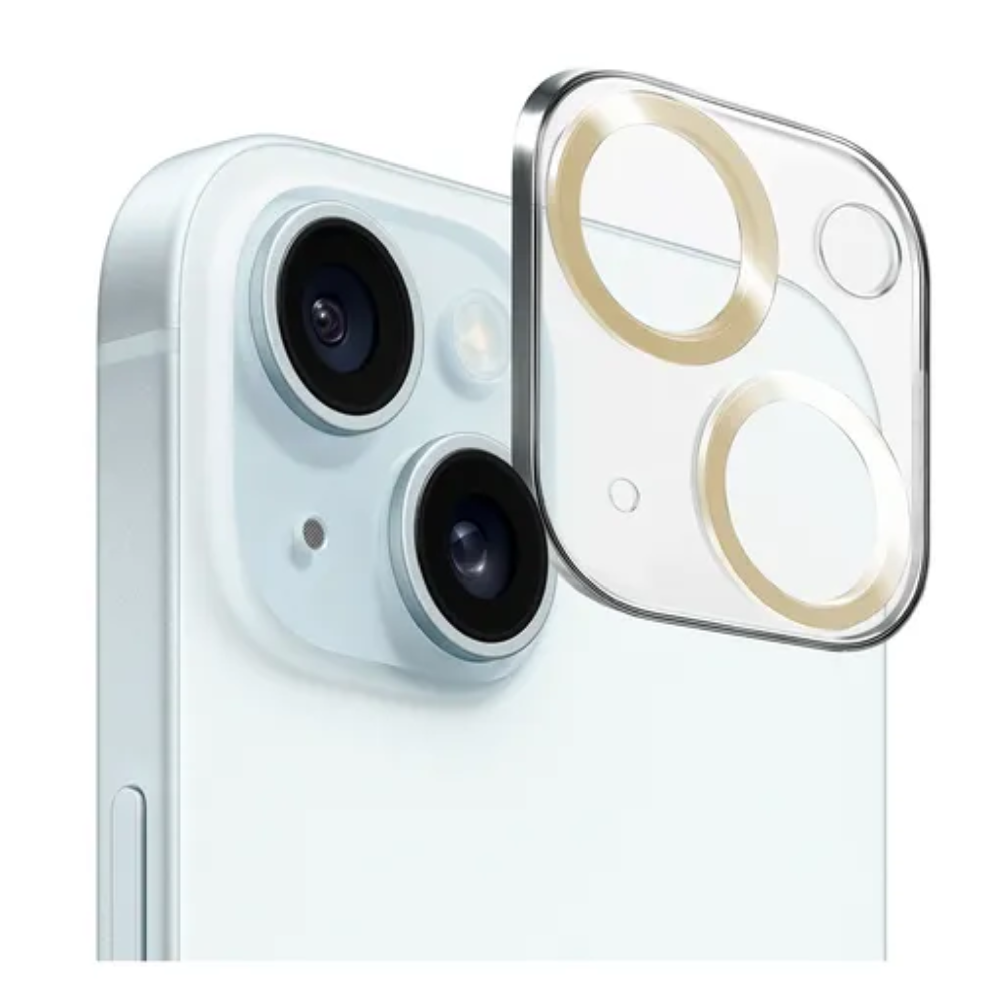 Mica De Camara Cristal Templado Deluxe Compatible Para iPhone 15 / 15 Plus Diferentes Colores