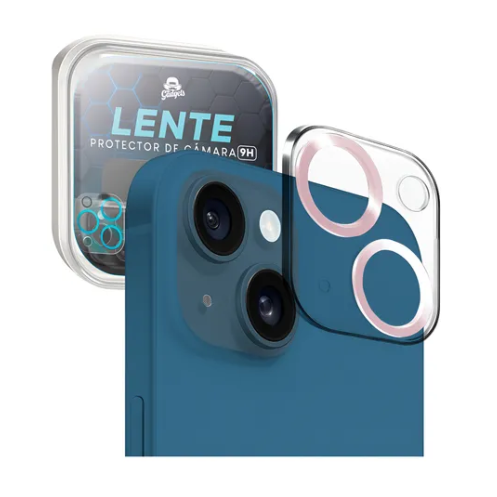 Mica De Camara Cristal Templado Deluxe Compatible Para iPhone 13 / 13 Mini Diferentes Colores Excelente Accesorio