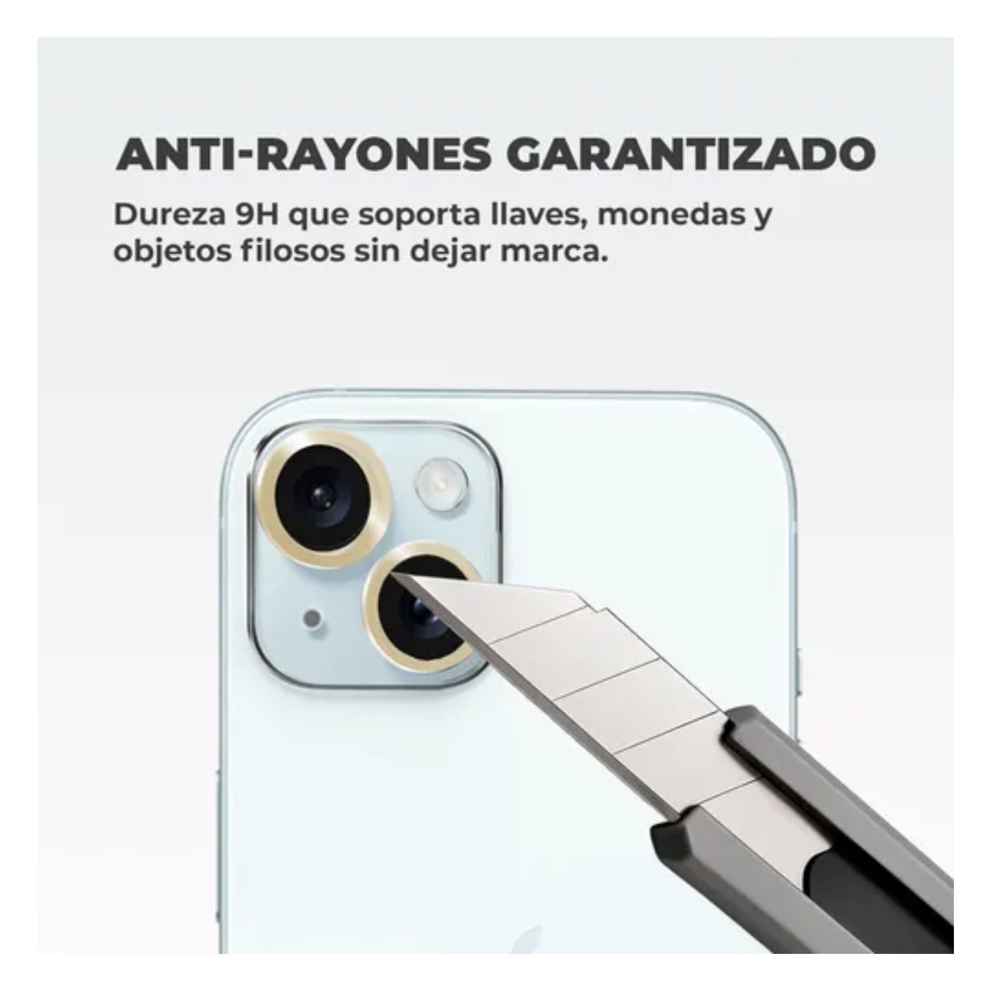 Mica De Camara Cristal Templado Deluxe Compatible Para iPhone 15 / 15 Plus Diferentes Colores