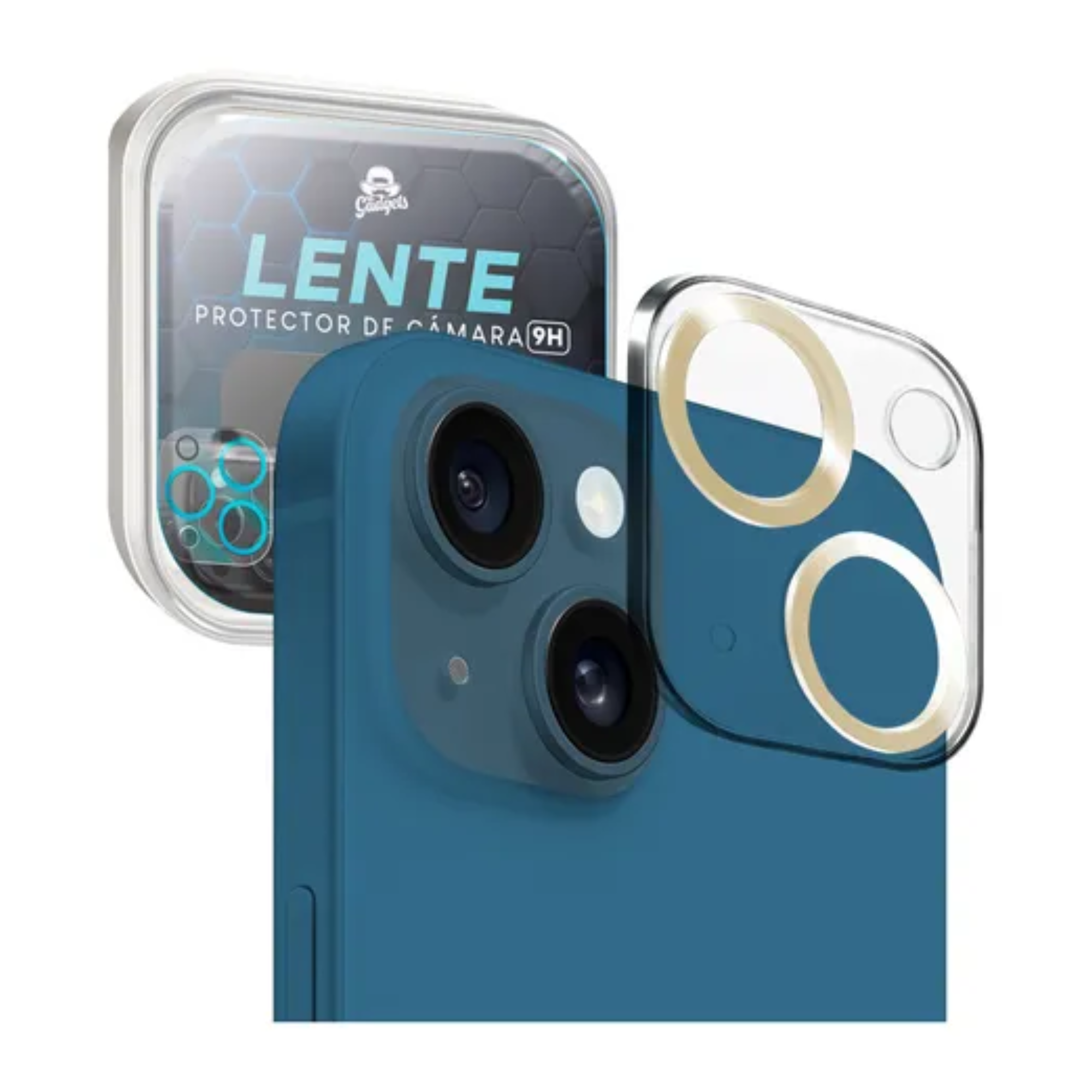 Mica De Camara Cristal Templado Deluxe Compatible Para iPhone 13 / 13 Mini Diferentes Colores Excelente Accesorio