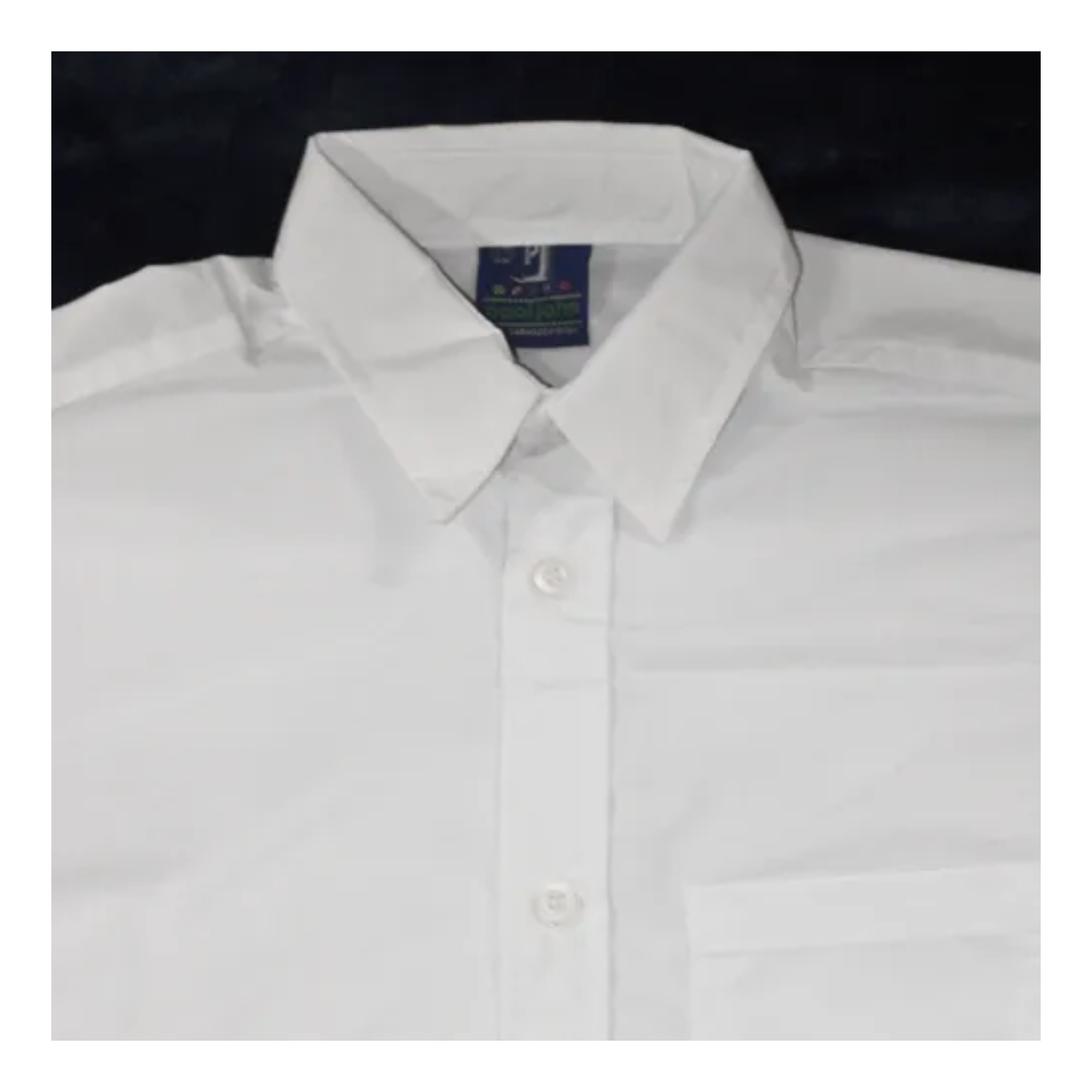 Camisa Escolar Manga Larga Blanca Tamaños y Tallas Infantiles Uniforme para usarse Diario Perfecta para Regreso a Clases