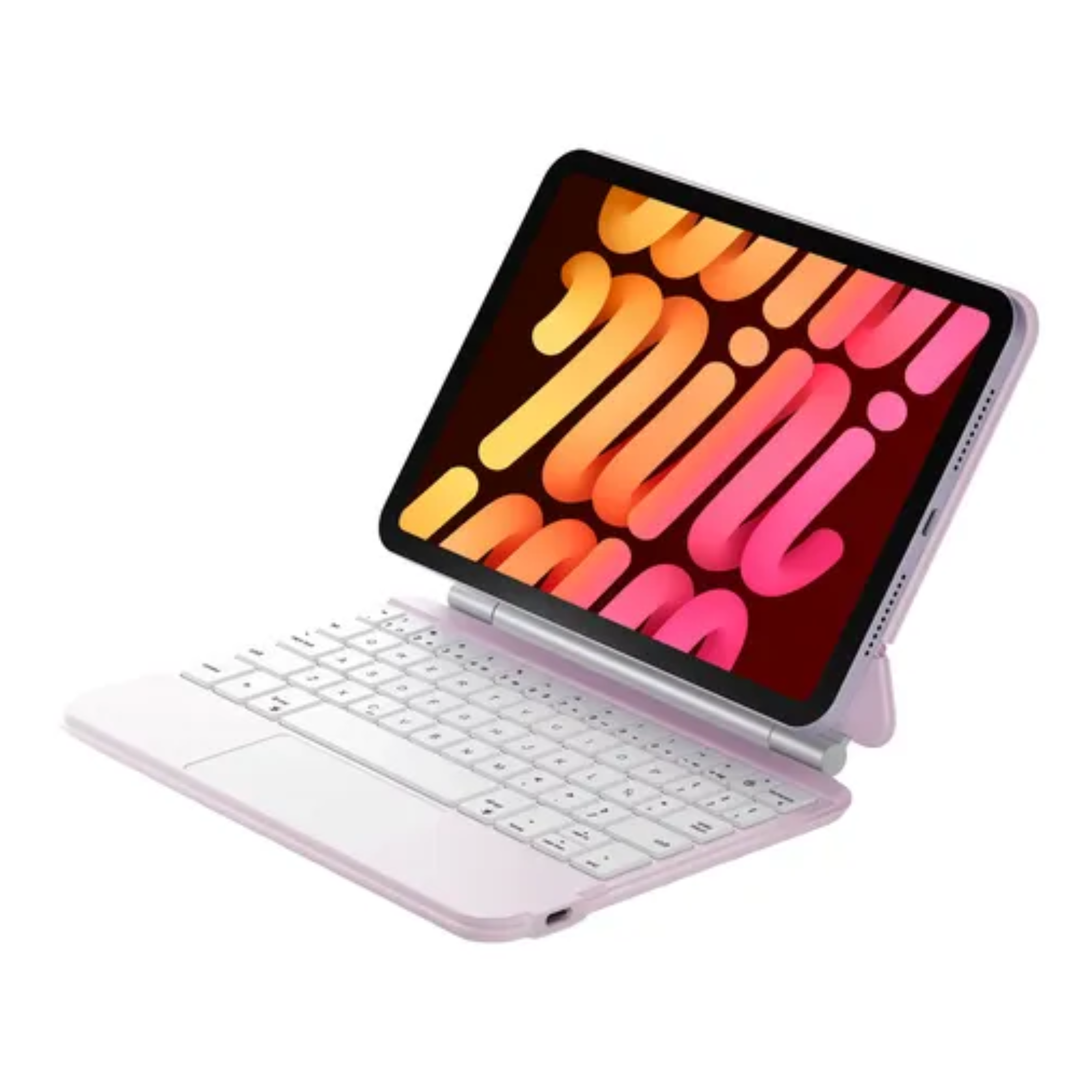Funda Teclado Magic Keyboard Para iPad Mini 6/7 8.3, Trackpad Multitáctil, Teclado En Español Mágico Retroiluminado